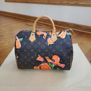 Louis Vuitton Stephen Sprouse Roses Speedy 30 Handbag